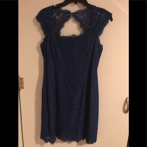 Navy Blue Adrianna Papell Dress